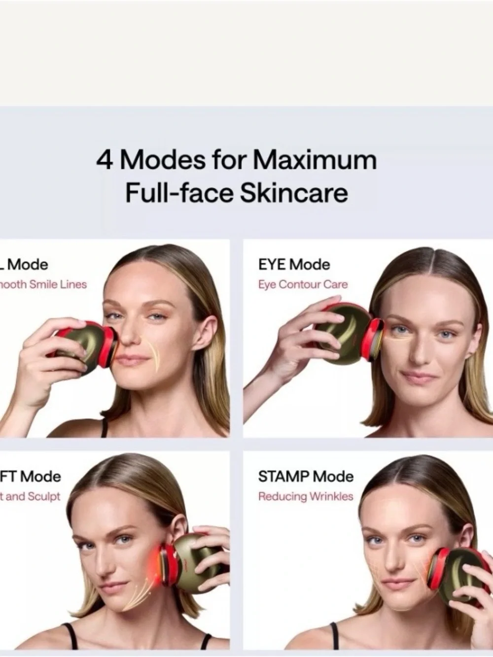Ulike - JMOON Microcurrent & LED Facial Toning Device